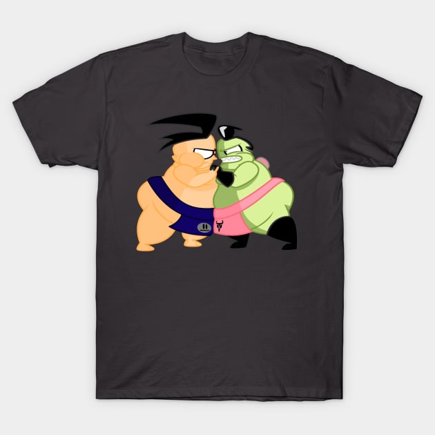 Sumo Dib and Zim T-Shirt by coleenfielding@yahoo.com